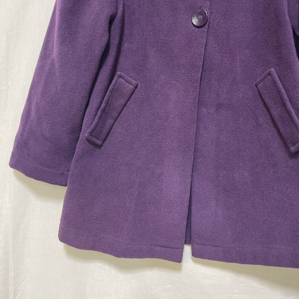 725 Originals Girls Size 6 Dress Coat Purple A Frame Plum Long - Picture 4 of 5